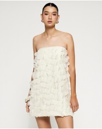 Lover - Este Ruffle Strapless Mini Dress