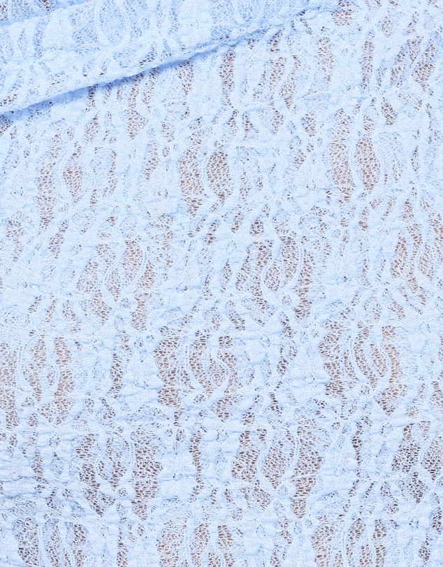 Petal & Pup - Faeriel Off Shoulder Lace Knit Top - Blue