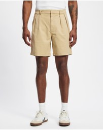 Staple Superior - Pleated Chino Shorts
