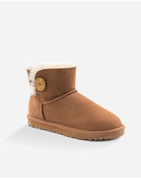Ozwear Connection Uggs - Ugg Classic Mini Button Boots (Water Resistant)