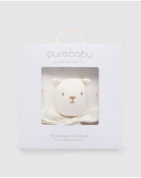 Purebaby - Bunny Rug  & Snookie Gift Pack-Babies