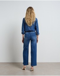 DRICOPER DENIM - Ash Denim Pop Over Shirt