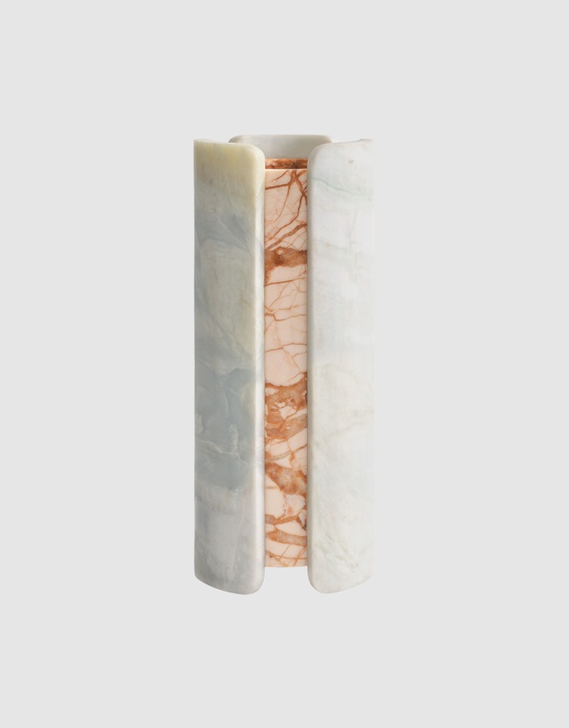 Greg Natale - Vent Vase Terreno Gold & Blue Onyx