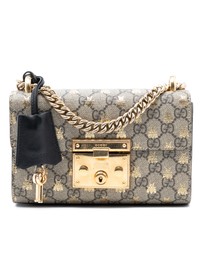 Pre-Loved by Azura Reborn - Pre-Loved Small GG Supreme Bee Padlock Crossbody