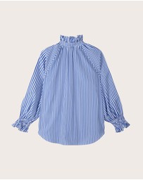 IDA+S - Lily Stripe Flounce Top