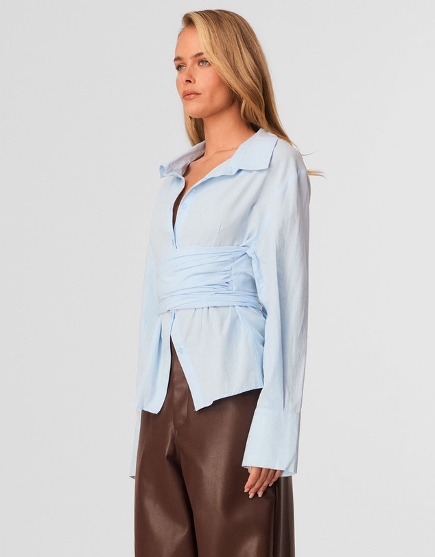 SNDYS - Teigan Cinched Button Shirt