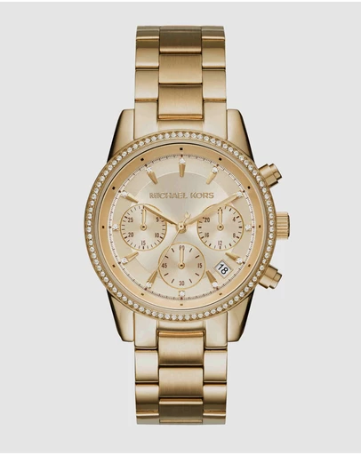 Michael Kors - Michael Kors Ritz Gold Watch MK6356