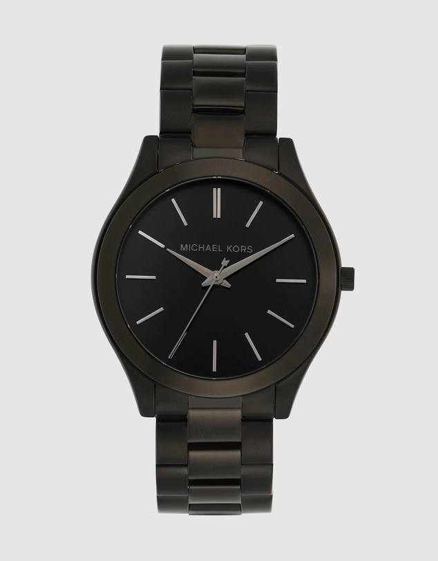 Michael Kors - Outlet Slim Runway Black Analogue Watch