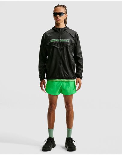 Green Spark & Reflective Silver