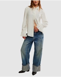 Free People - Mary Lou Silky Shirt