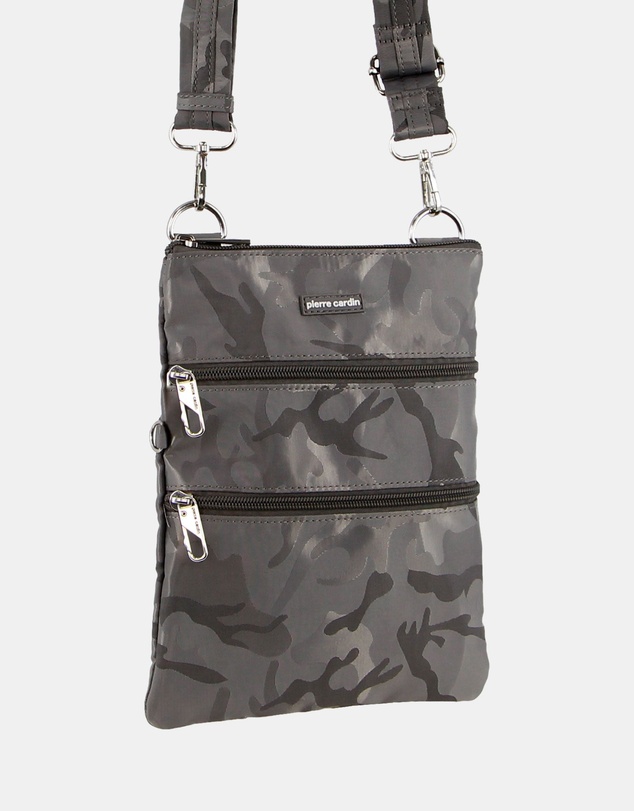 Pierre Cardin - Pierre Cardin Nylon Anti-Theft Cross Body Bag