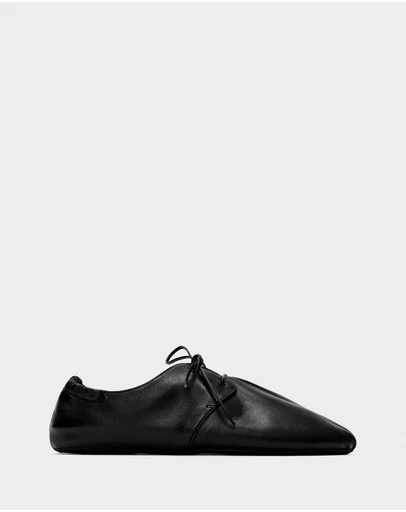 ARKET - Soft Leather Lace-Up Shoes - Women's