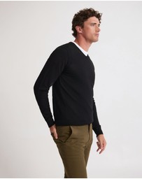 Oxford - Basic V-Neck Pure Wool Pullover