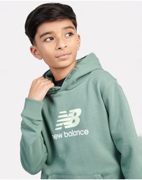 New Balance - French Terry Stacked Logo Hoodie