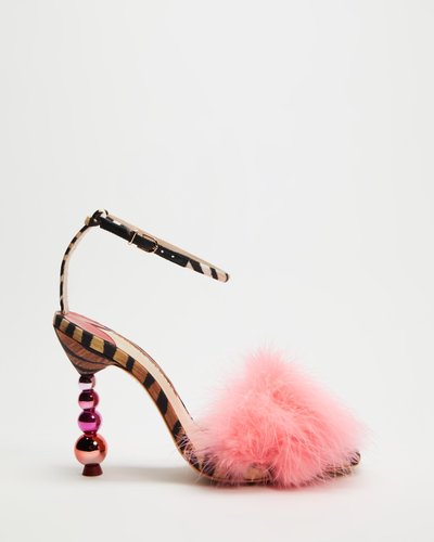 Perla Maribou Sandals