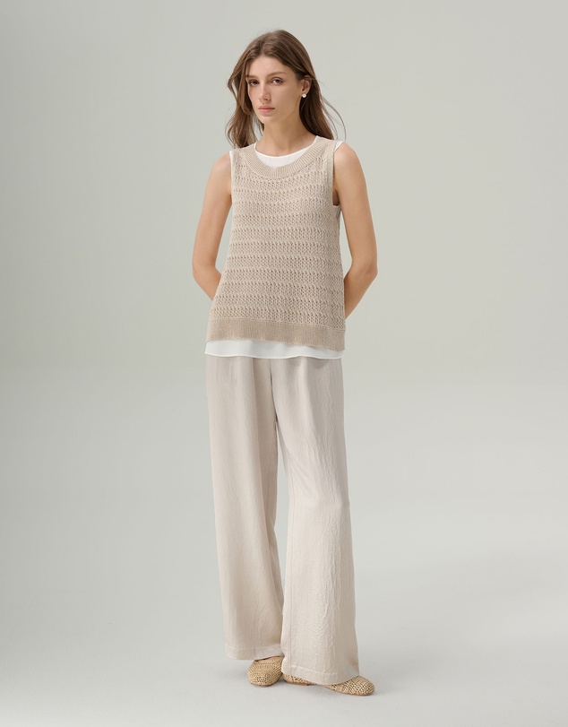 IDA+S - Miri Satin Wide Leg Pant