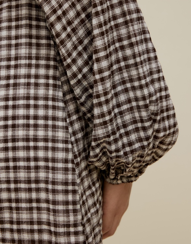 The Fated - Montant Check Mini Dress