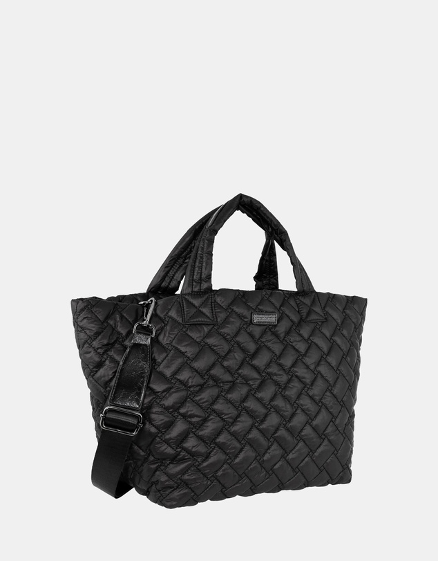 Pierre Cardin - Pierre Cardin Ladies Nylon Small Quilted Tote Bag