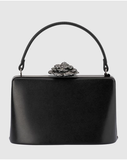 Olga Berg - Grace Embellished Frame Bag