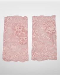 DENTS - Lace Fingerless Evening Mittens Gloves
