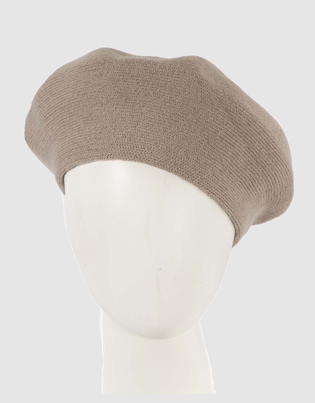 Max Alexander - European Made Beige Soft Wool Beret