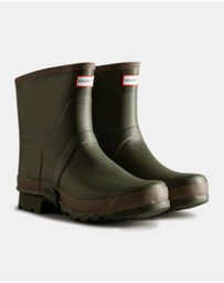 Hunter - Women's Gardener Short Boot Dark Olive/Clay