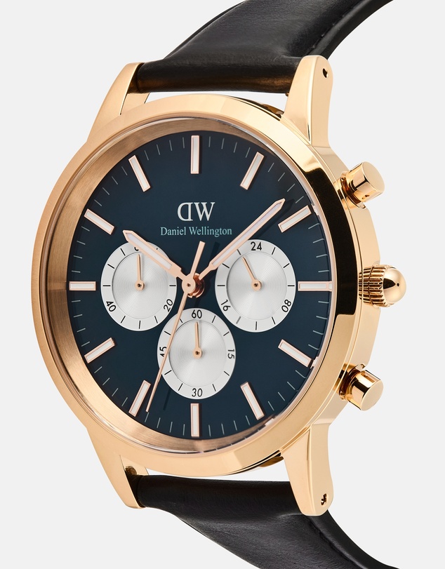 Daniel Wellington - Iconic Chronograph 42mm Sheffield Arctic Panda RG