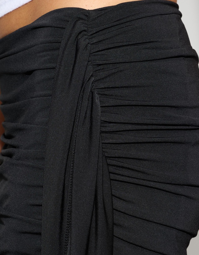 Dazie - Hannah Draped Jersey Maxi Skirt