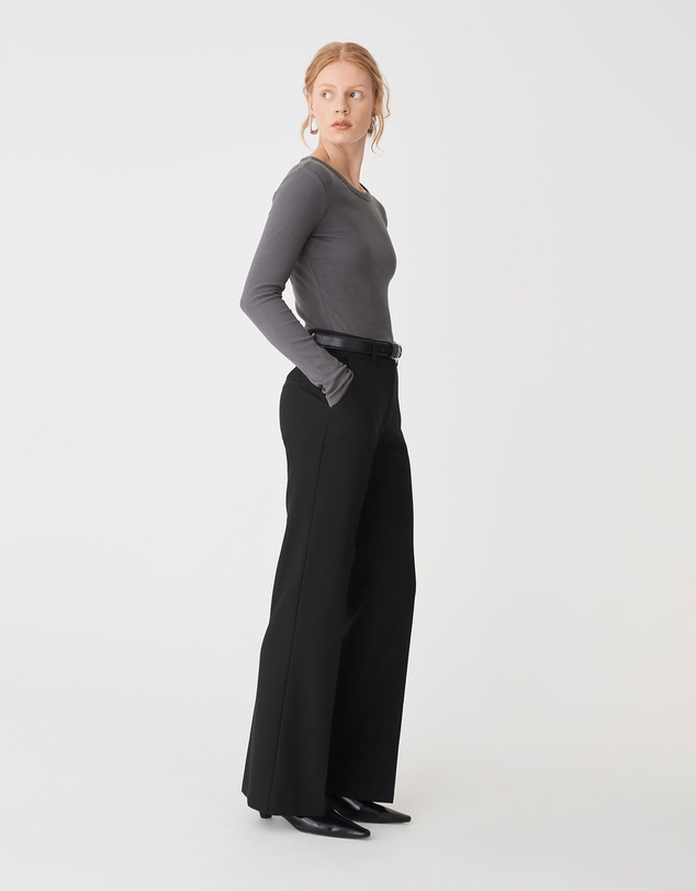 Forcast - Devon Long Sleeve Rib Tee