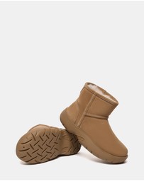 EVERAU - Australian Shepherd Ugg Salma Mini Cow Suede Upper UGG Boots