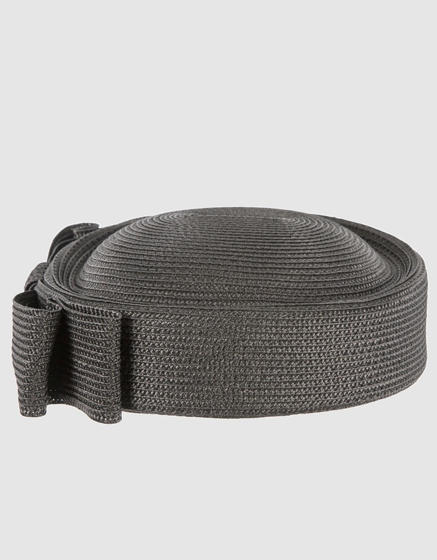 Max Alexander - Black Braid Pillbox Hat