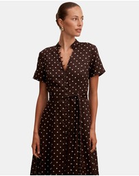 Forever New - Therese Short Sleeves Midi Dress