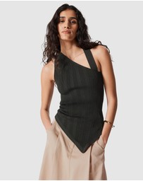 & Other Stories - Asymmetric Rib-Knit Top