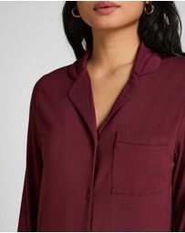 Hunkemoller - LS Jersy Shirtdress