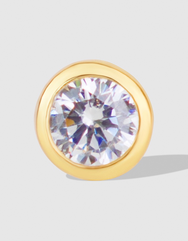 Wanderlust + Co - Brilliant Bezel Gold Flat Back