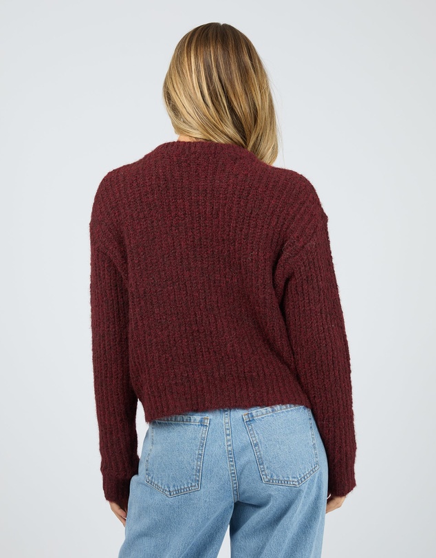 All About Eve - Ivy Knit Jumper Wine