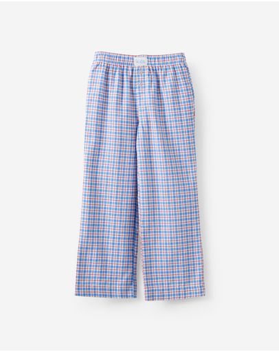 DARK VANILLABLUE BONNET CHECK