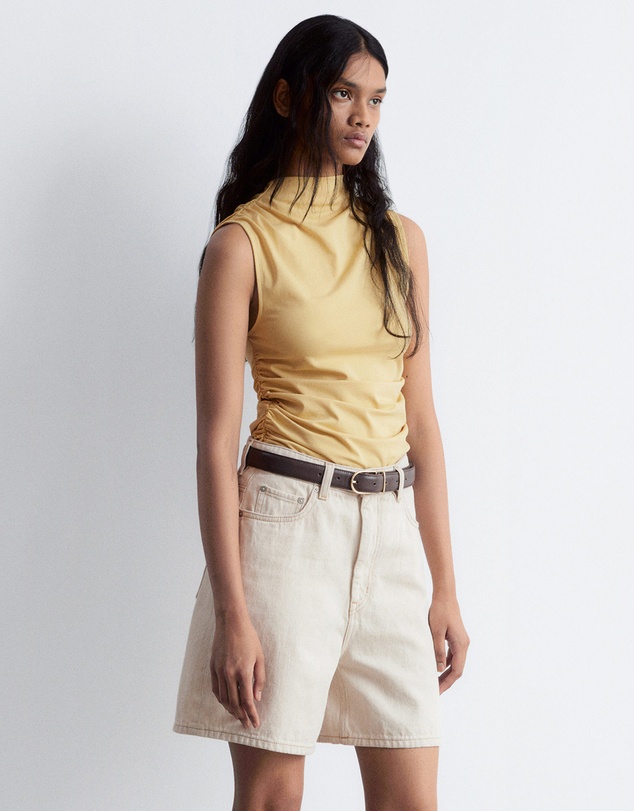 & Other Stories - Sleeveless Mock-Neck Top