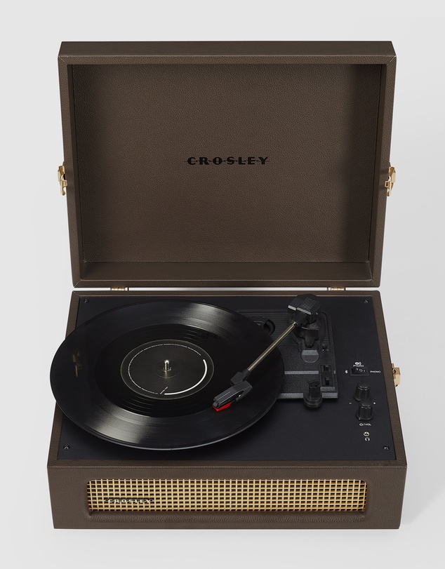 Crosley - Crosley Voyager Bluetooth Portable Turntable - Cocoa