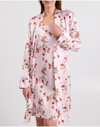 David Lawrence - Posey Short Silk Sleep Robe
