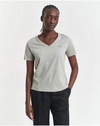 Gant - Shield V-Neck T-Shirt