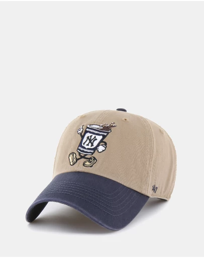 47 - New York Yankees Khaki Cartoon Icon 47 CLEAN UP