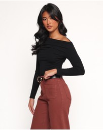 Petal & Pup - Cer Knit Top - Black