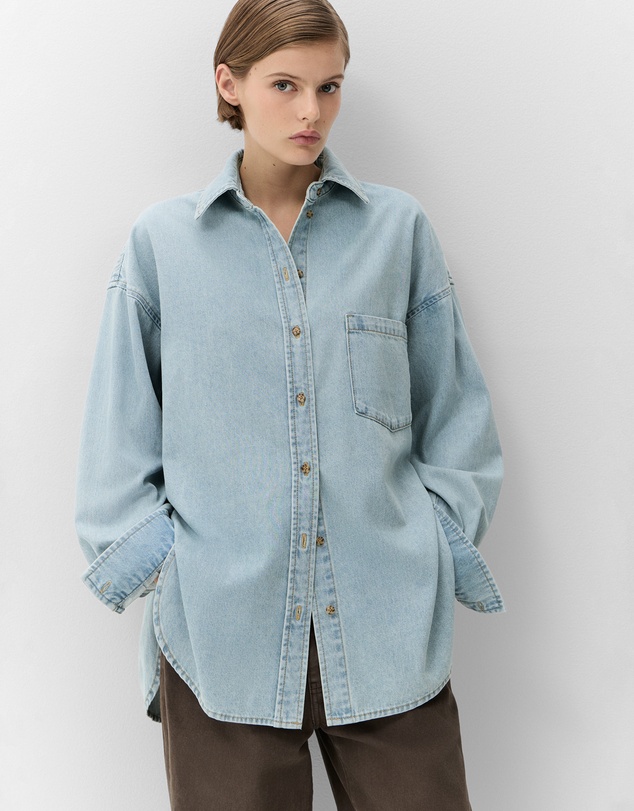 UNISON - Oversized Denim Shirt