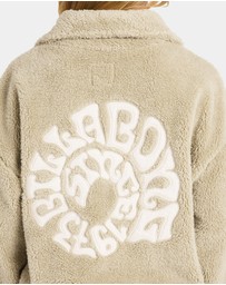 Billabong - Womens Groovin Half Zip Fleece Top