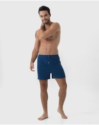 Coast Clothing - 2 Pack Navy Knit Boxers - Navy