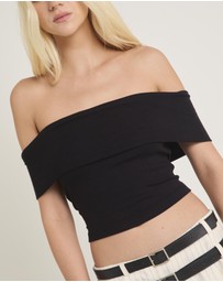 Alice In The Eve - Lia Cold Shoulder Top