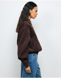 AERE - Nara Corduroy Bomber Jacket