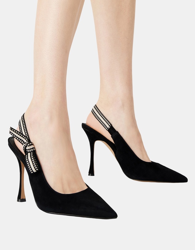Steve Madden - Bri Black Suede Heels