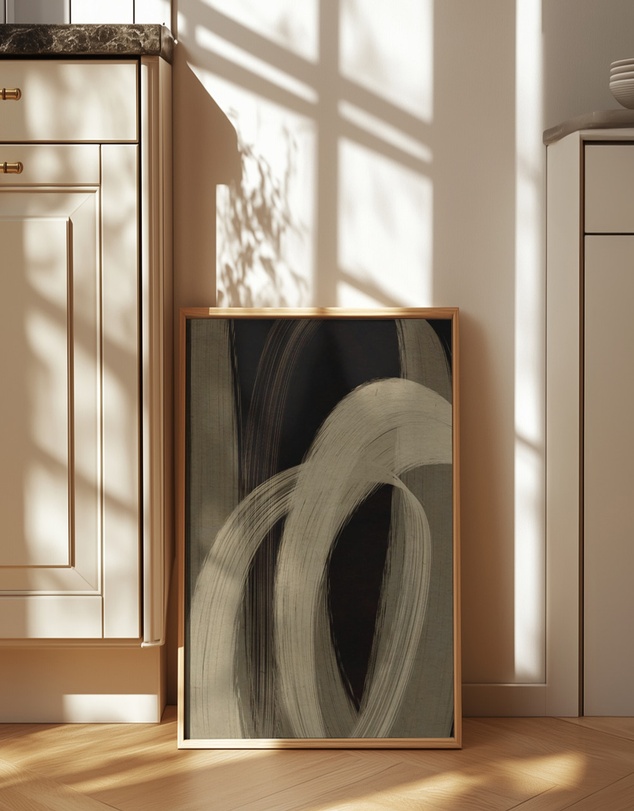Olive et Oriel - Wildstrokes No3 by Treechild Art Print